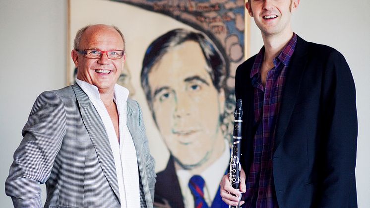 Anders Wall beställer klarinettkonsert för Emil Jonason av Christian Lindberg