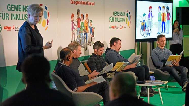 Inklusive Lesung bei SV Werder Bremen