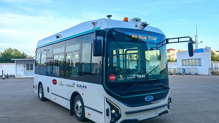 SATS, SIA Engineering Company and Changi Airport Group enter into MoU to trial autonomous buses at Changi Airport