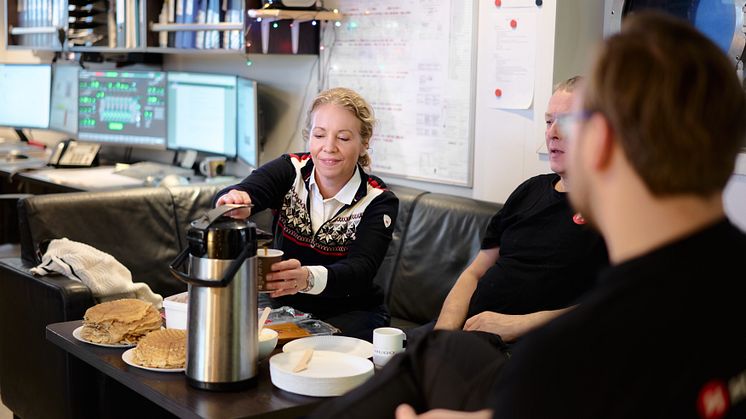 Hedda Felin på MS Richard With