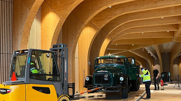 The vehicles from the Volvo Museum are getting a new home