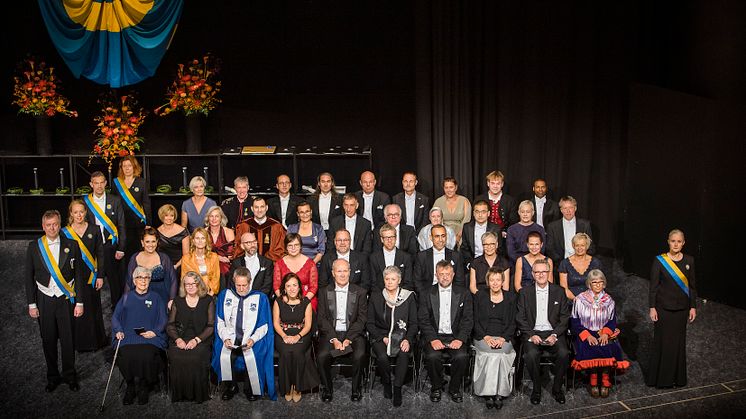 Umeå University annual academic ceremony in 2019 for new professors, honorary doctors and award recipients. Photo by Mattias Pettersson