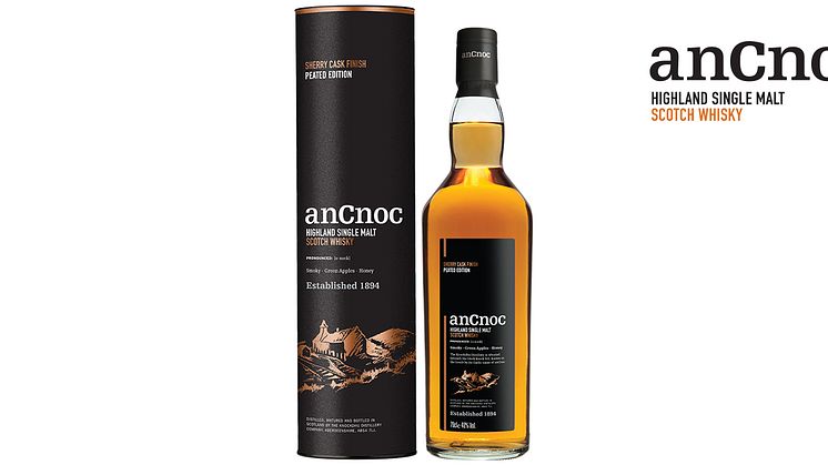 anCnoc släpper en gigantisk nyhet med sherrytoner och distinkt rökighet – exklusivt för Sverige!