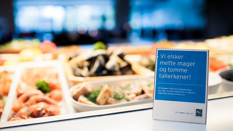 ​Nordic Choice Hotels til bords med konkurrenten for mindre matsvinn