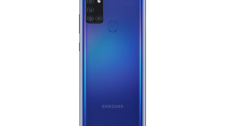 Galaxy A21s_Blue_Back
