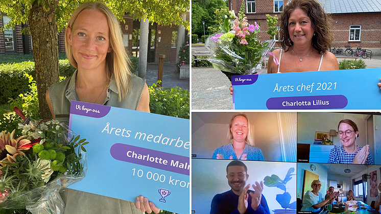 Förra årets vinnare var: Charlotte Malmborg (Årets medarbetare), Charlotta Lilius (Årets chef) och Hälsofrämjande enheten (Årets förbättring).