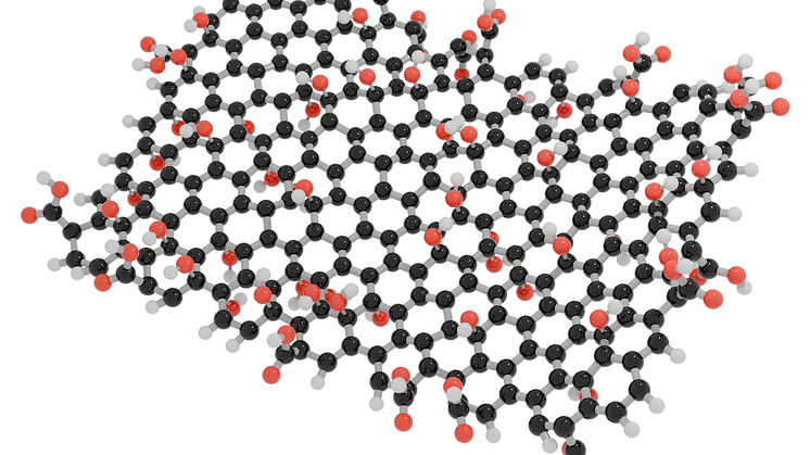 Grafenoxid brukar kallas ett "mirakelmaterial" tack vare dess många användbara egenskaper. Illustration: Nicolas Boulanger