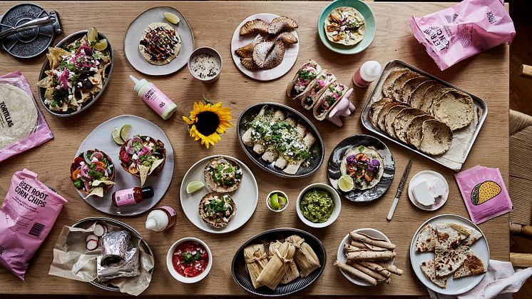 Mer veganskt på OKQ8 med El Taco Trucks populära produkter. Fotograf: Hannes Söderlund