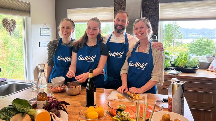 Familien Kaland og Adam Bjerck