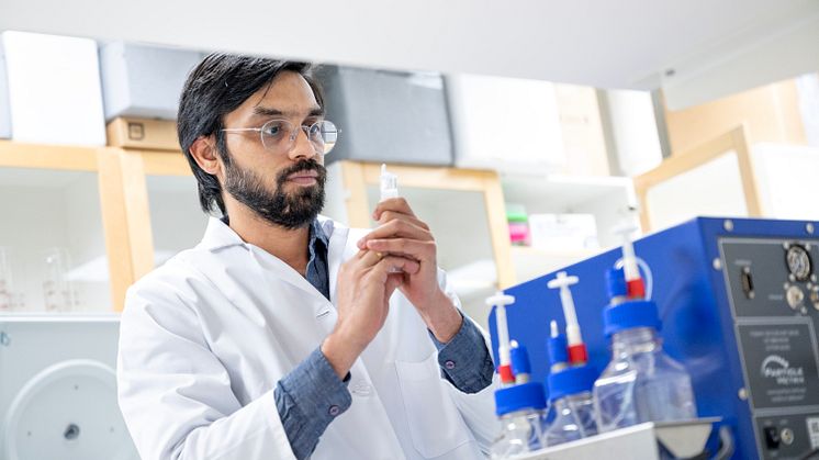 Vaibhav Sharma, forskare i medicinsk teknik vid Luleå tekniska universitet 