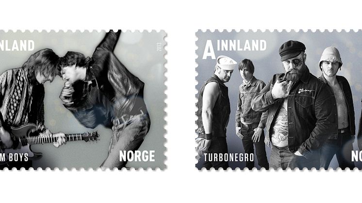Gir ut frimerker med norske band
