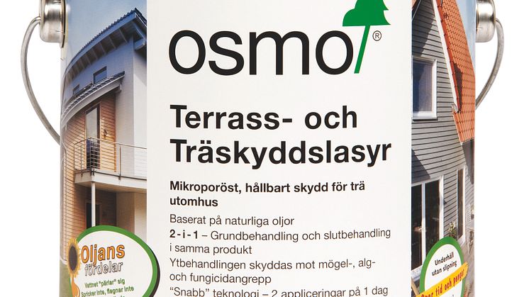Ofärgat skydd för uteträ