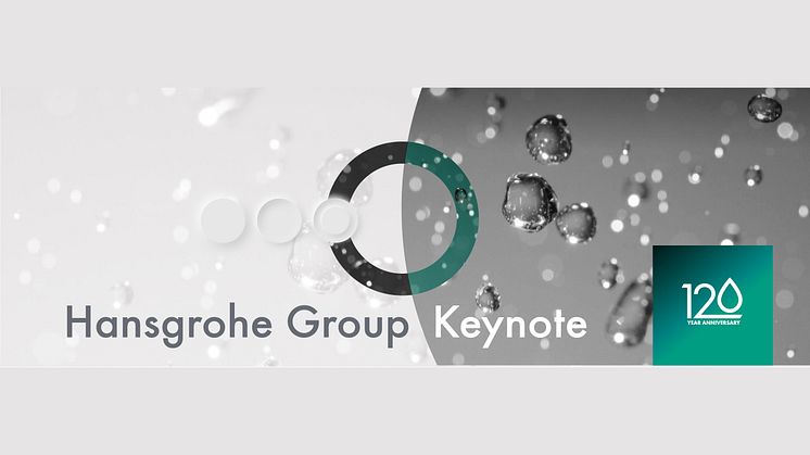Sammen med CEO Hans Jürgen Kalmbach kan seerne dykke ned i Hansgrohe Groups verden og opleve 120 års fortid, nutid og fremtid.