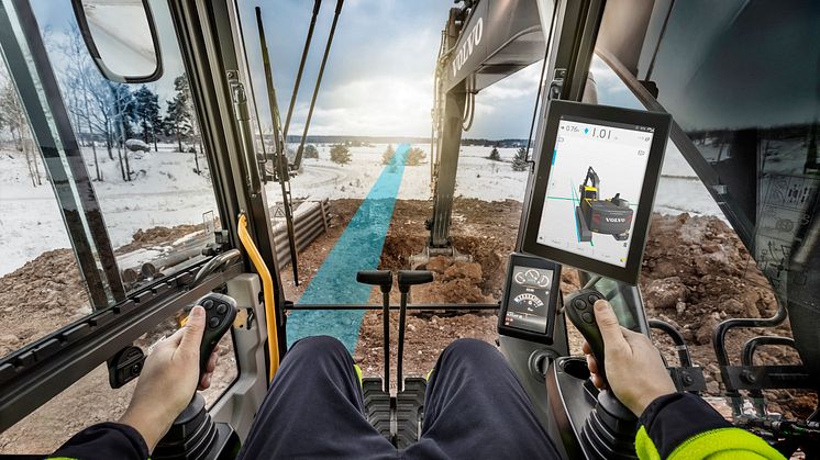 Volvo Dig Assist - maskinstyrningssystem för grävmaskiner