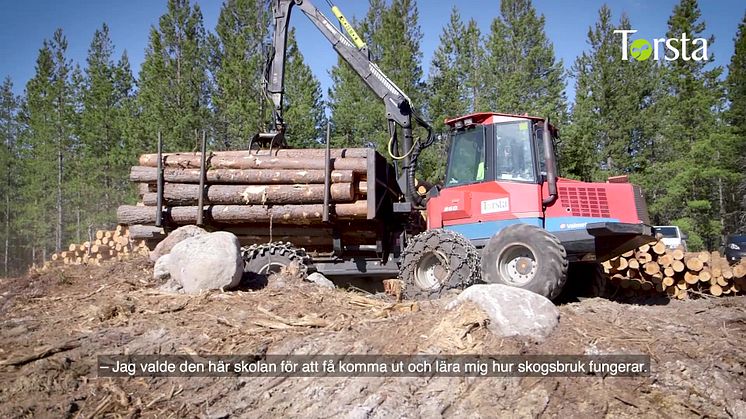 Elev på skogsprogrammet berättar om sin utbildning