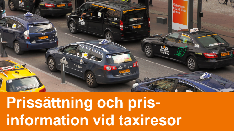 Prissättning och information vid taxiresor - Intermetra