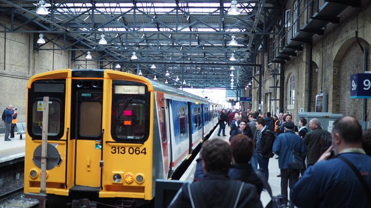 Class 313 at King's Cross