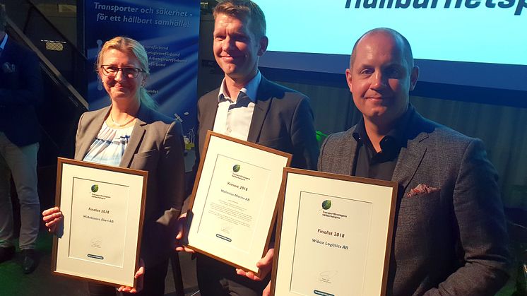 Transportföretagens Hållbarhetspris