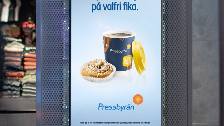 Pressbyrån var snabba med byta innehåll på sina digitala ytor och hylla hjältarna inom vården
