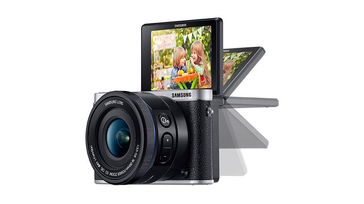 Ta en selfie i ett svep Samsung SMART Camera NX3000