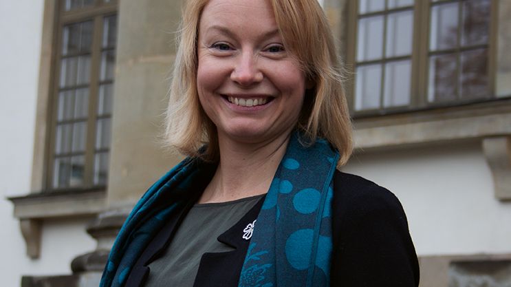 Michaela Haga (C) ordförande för Sjötrafikutskottet i Region Stockholm