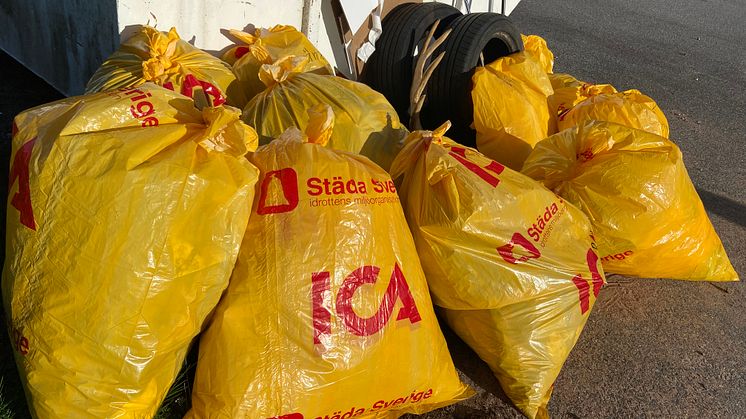 Årets största städning gav totalt 3 390 säckar fyllda med 38 ton skräp