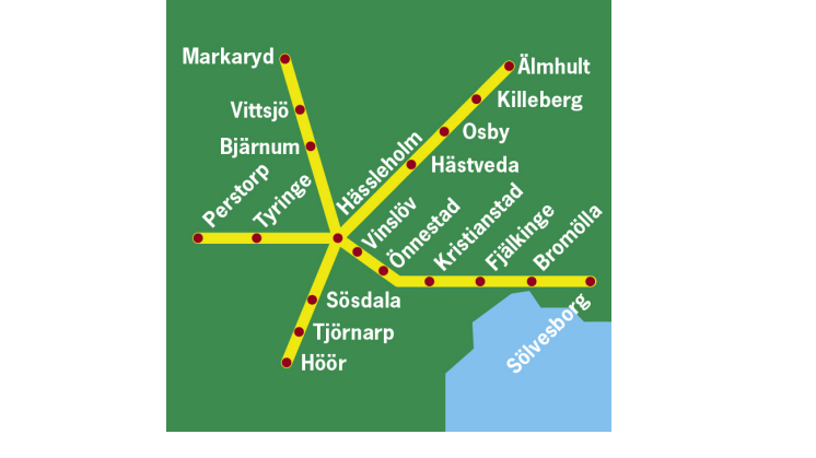 Sju kommuner samverkar för utökad tågtrafik