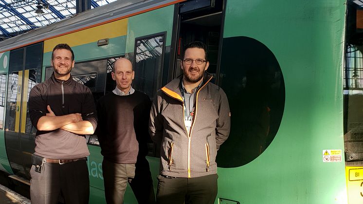Rowathon trio - from left - Richard Brown, Gary Harman and Richard Quinn