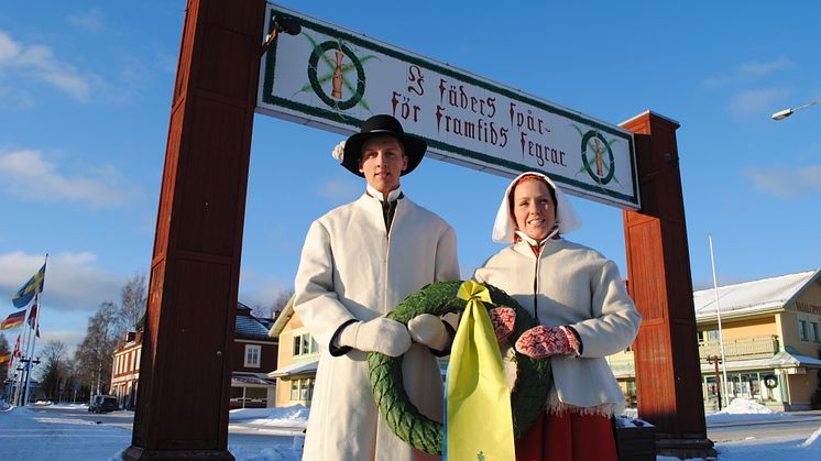 Kransmas och kranskulla i Vasaloppet 2011