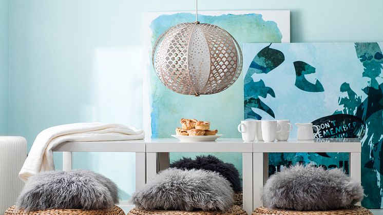 Nya färgkartor från Caparol - Nya kulörer och inspirationsmiljöer för hållbar trendig färgsättning inomhus