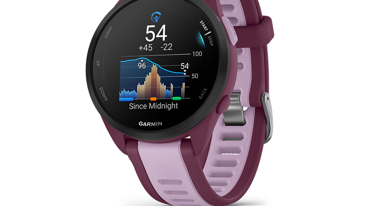 Garmin_Forerunner 165_Beere Flieder (c) Garmin Deutschland GmbH