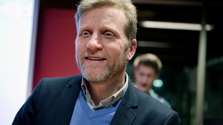 Patrik Derk, vd för bostadsbolaget Telge Hovsjö