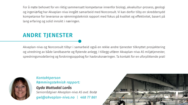 Brosjyre rømmingsteknisk rapport