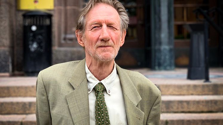 Lars Erik Larsson vid Stockholms tingsrätt. Foto: Fredrik Bergman, Centrum för rättvisa.