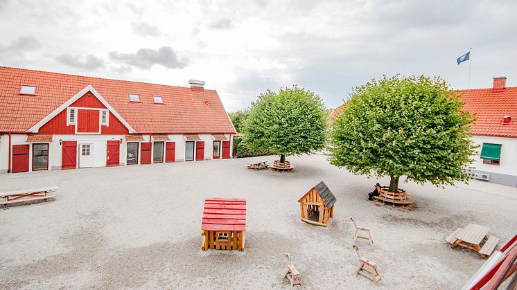 Innergården på Hyllie Gård