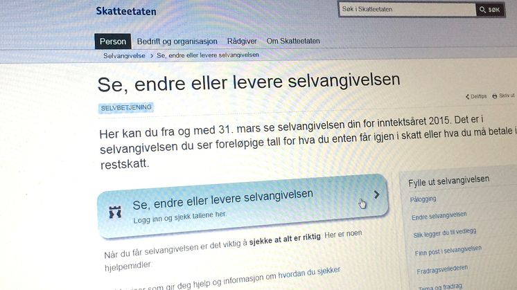 Mange sjekker aldri selvangivelsen