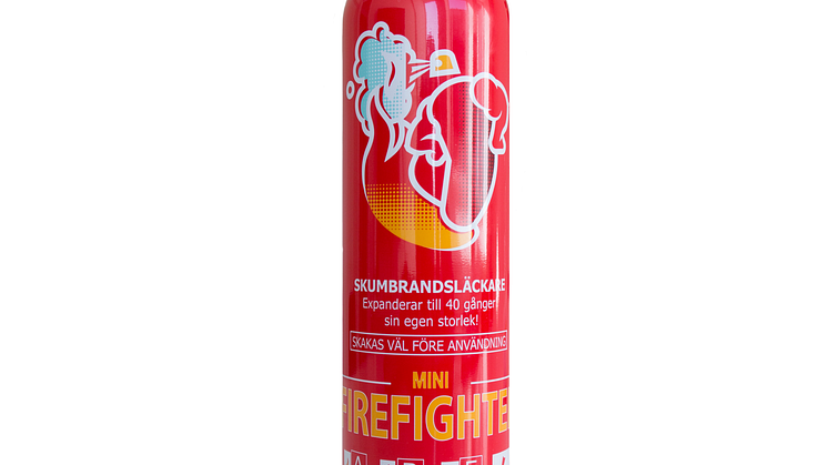 Brandsläckare, framsida