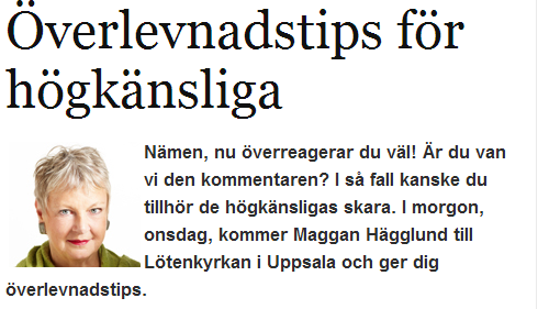 Maggan Hägglund i UNT