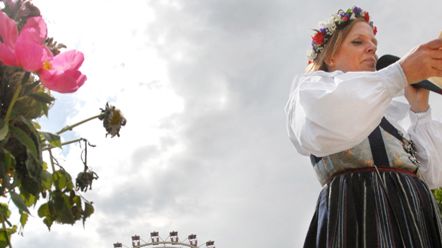 Små grodorna och säckpipor i Folkets Park