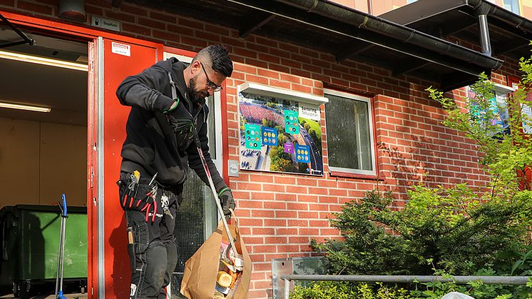 Rent och snyggt - högst på agendan i Bergsjön