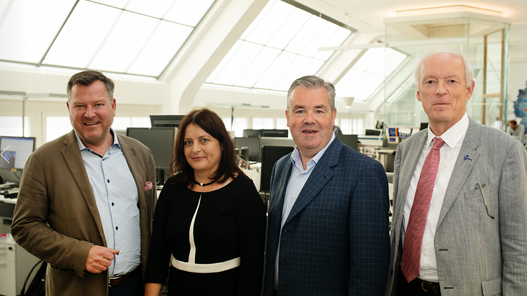 Josef Schmid, Barbara Wittmann, John Herlihy und Peter Driessen (v.l.)