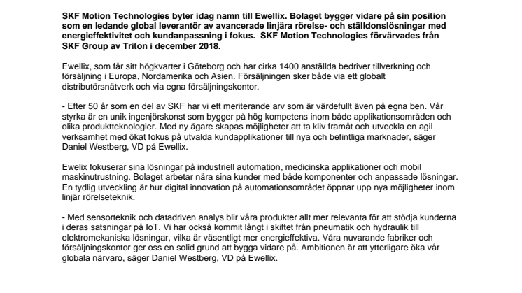Swedish version of press release