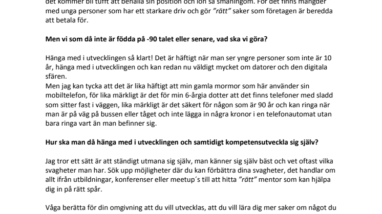 Kompetensutveckling – Varför & hur?