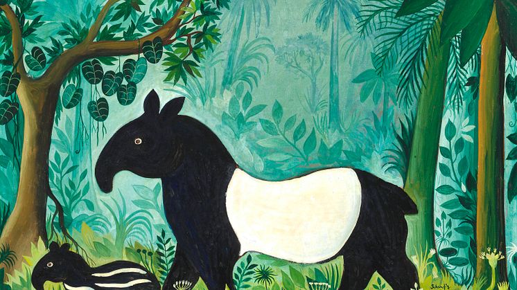Hans Scherfig: Tapir med unge (1956)