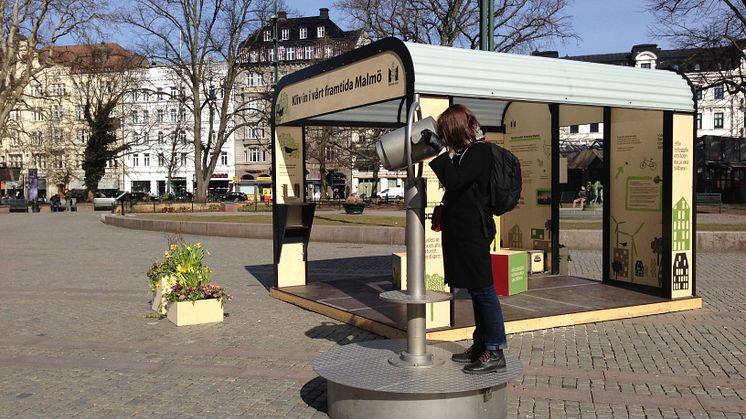 Utställning på Gustav Adolfs torg -  Spana in vårt framtida Malmö!