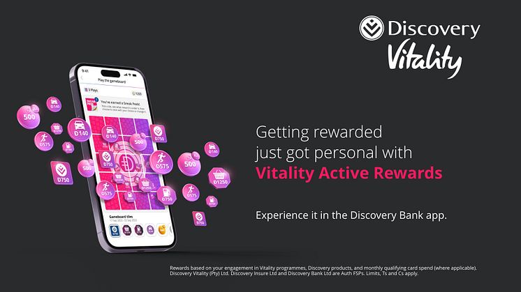 Vitality members can earn thousands more Discovery Miles every week on a new personalised Vitality Active Rewards gameboard with new, richer rewards tiles.