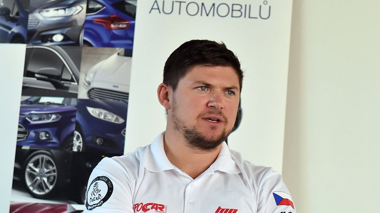 Martin Prokop na tiskovém setkání po Dakaru 2017