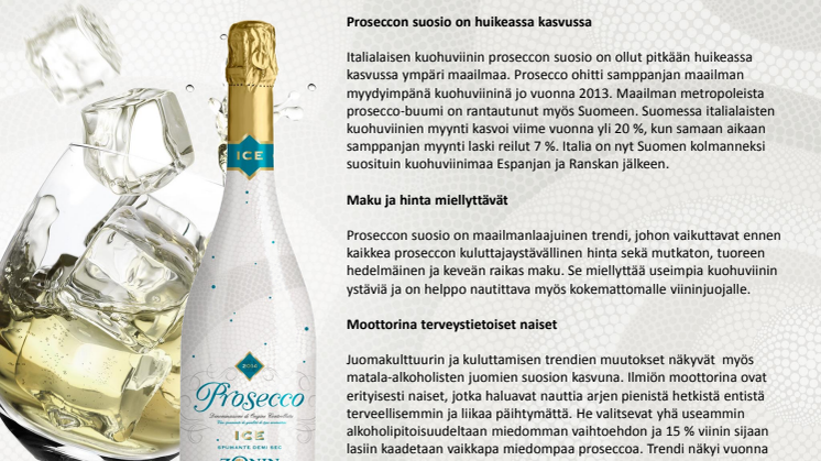 Uusi Zonin Prosecco Ice Demi Sec 