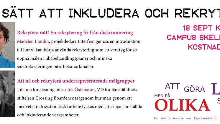 Nya sätt att inkludera och rekrytera