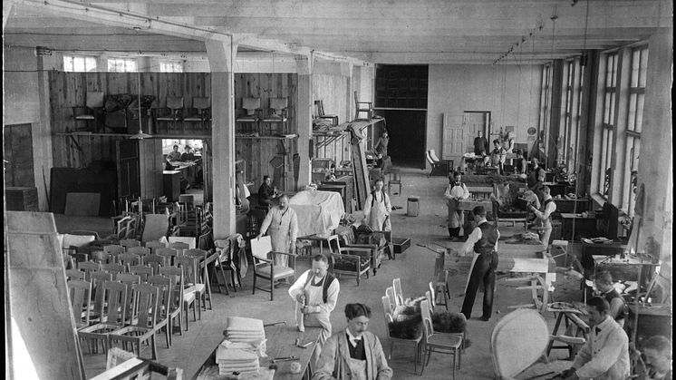 NK verkstäder omkring 1920